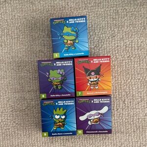 McDonald’s Hello Kitty x TMNT Collectible Figures Set